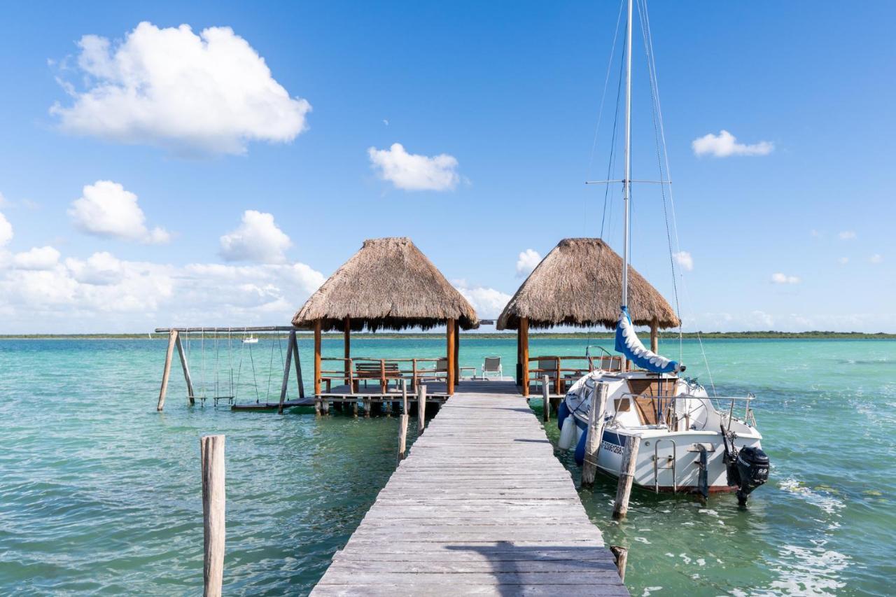 Exclusive Palafito @ Bacalar Lagoon Front Exterior foto